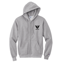 Load image into Gallery viewer, Frontline Full-zip Hoodie in Grey Htr by Champion