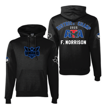 Load image into Gallery viewer, DISTRICT CHAMP PO Hoodie in Black by Champion