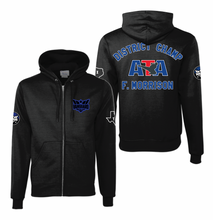 Load image into Gallery viewer, DISTRICT CHAMP Full-Zip Hoodie in Black by Champion