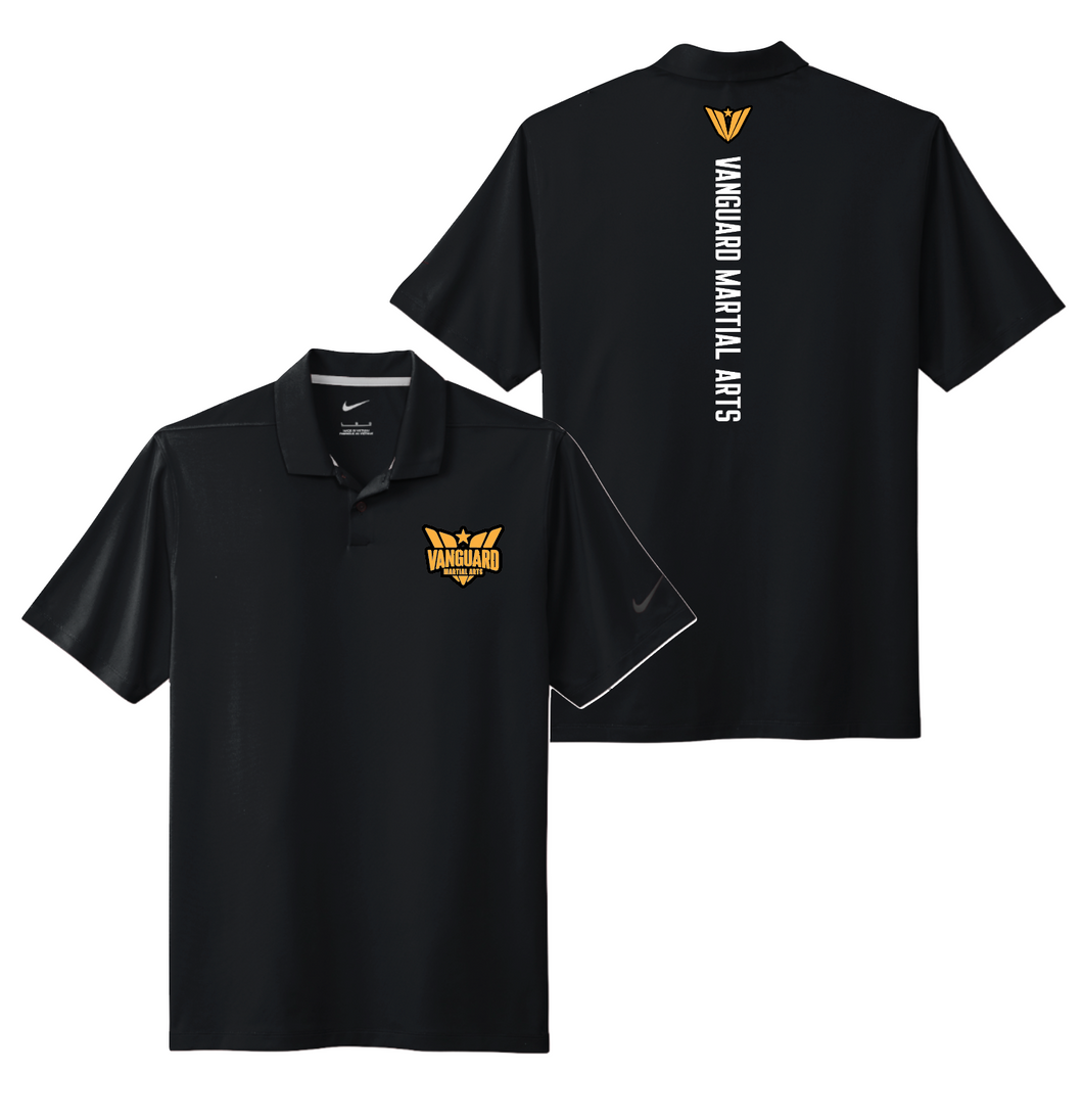 Essentials SS DriFit Polo in Black by Nike