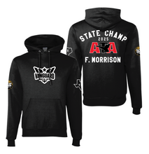 Load image into Gallery viewer, STATE CHAMP PO Hoodie in Black by Champion
