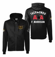 Load image into Gallery viewer, TKD4LIFE Full-Zip Hoodie in Black by Champion

