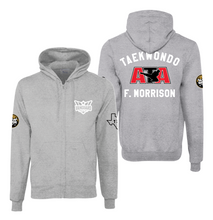 Load image into Gallery viewer, TKD4LIFE Full-Zip Hoodie in Grey Htr by Champion
