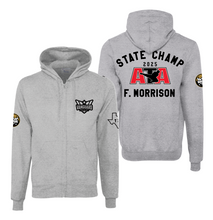 Load image into Gallery viewer, STATE CHAMP Full-Zip Hoodie in Grey Htr by Champion
