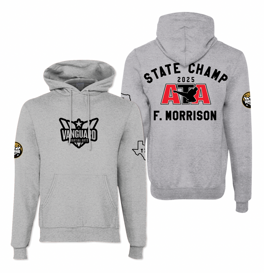 STATE CHAMP PO Hoodie in Grey Htr by Champion